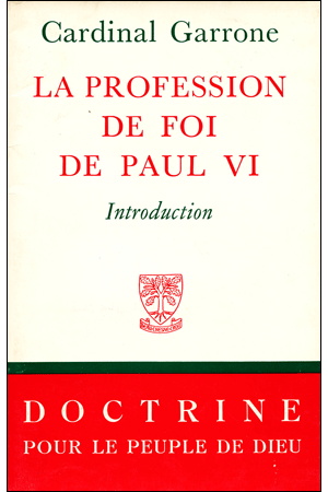 01. LA PROFESSION DE FOI DE PAUL VI