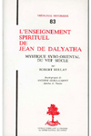 TH n°083 L'ENSEIGNEMENT SPIRITUEL DE JEAN DE DALYATHA