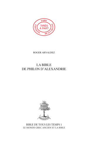 02. LA BIBLE DE PHILON D\'ALEXANDRIE
