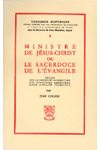 TH n°004 MINISTRE DE JÉSUS-CHRIST OU LE SACERDOCE DE L’ÉVANGILE