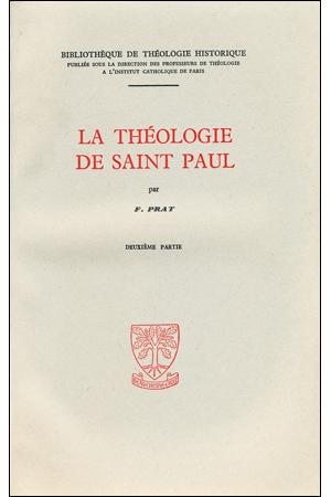 TH n°510 LA THÉOLOGIE DE SAINT PAUL TOME I & TOME II
