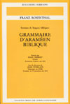 GRAMMAIRE D'ARAMÉEN BIBLIQUE