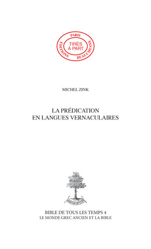18. LA PRÉDICATION EN LANGUES VERNACULAIRES