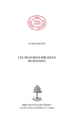 19. LES ORATORIOS BIBLIQUES DE HAENDEL
