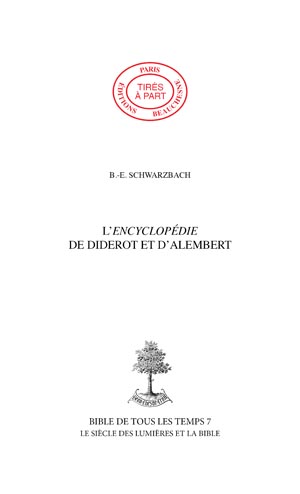 41. L'ENCYCLOPÉDIE DE DIDEROT ET D'ALEMBERT